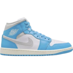Jordan 1 Mid Dark Powder Blue White Sail Neutral Grey (Women's) - BQ6472-400 - Acquista su SneakersSelection