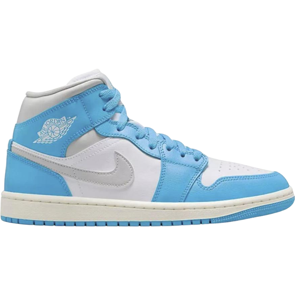 Jordan 1 Mid Dark Powder Blue White Sail Neutral Grey (Women's) - BQ6472-400 - Acquista su SneakersSelection