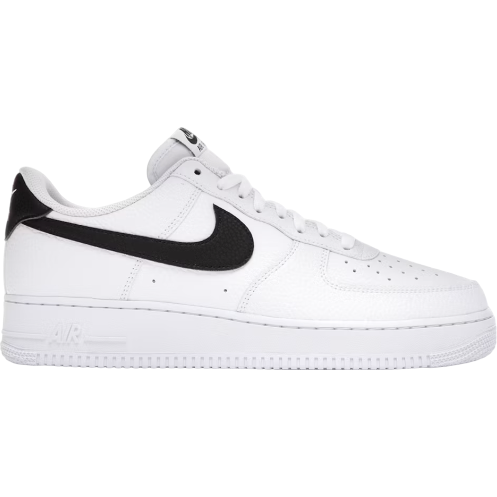 Nike Air Force 1 Low '07 White Black Pebbled Leather - CT2302-100 - Acquista su SneakersSelection