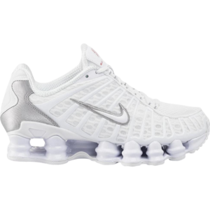 Nike Shox TL White Metallic Silver Max Orange (Women's) - AR3566-100 - Acquista su SneakersSelection