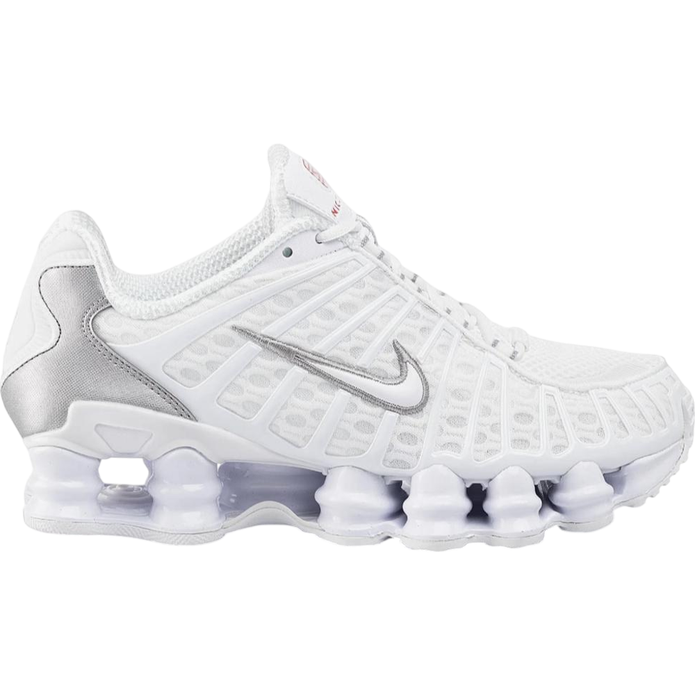 Nike Shox TL White Metallic Silver Max Orange (Women's) - AR3566-100 - Acquista su SneakersSelection