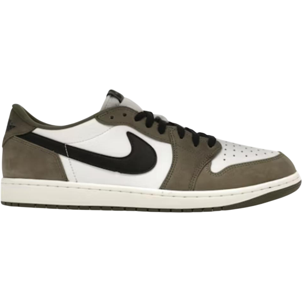Jordan 1 Retro Low Medium Olive Summit White Sail Black - HQ6998-200 - Acquista su SneakersSelection