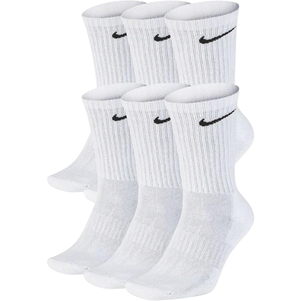 Nike Socks - Everyday Lightweight Crew White 6-PACK - SX7666-100 - Acquista su SneakersSelection
