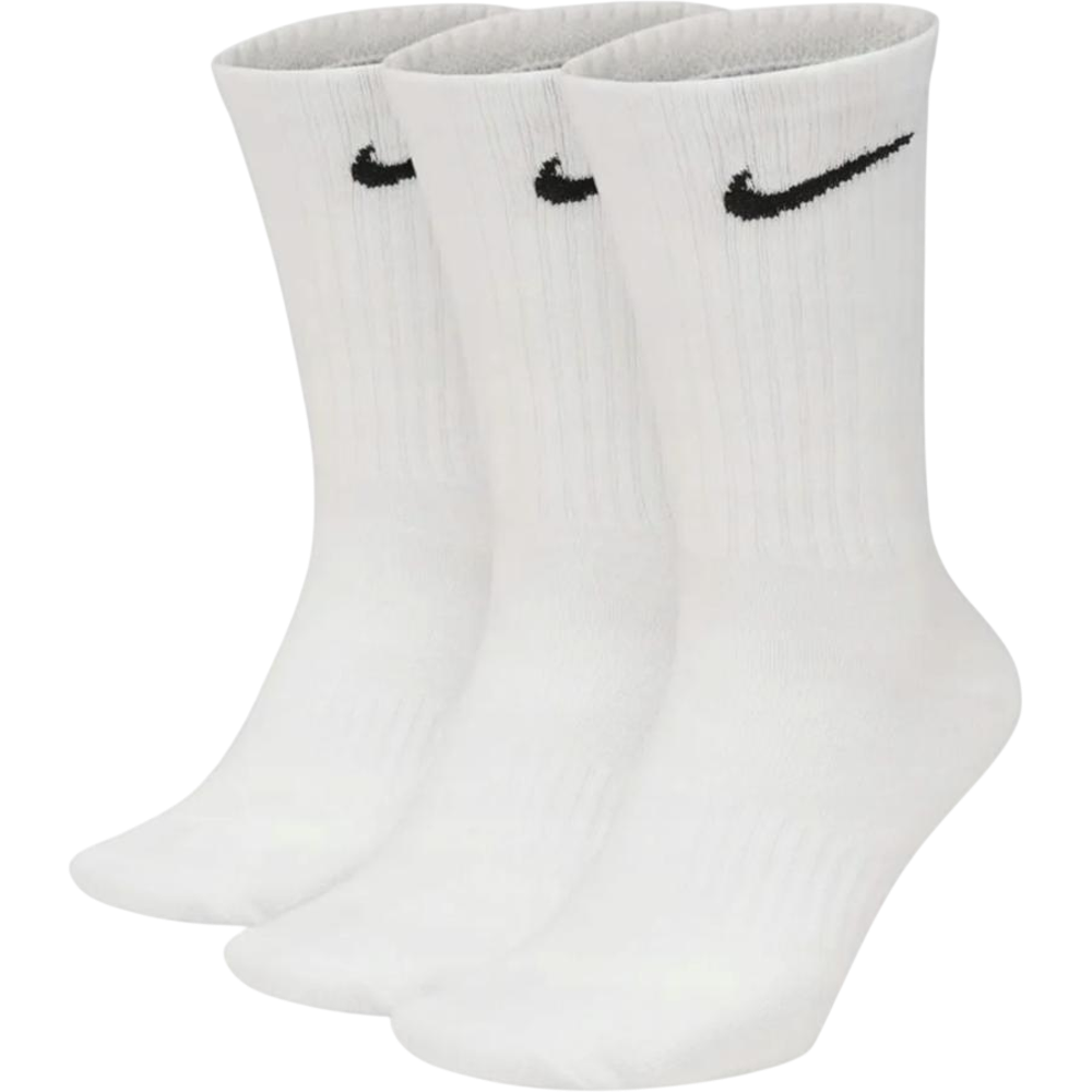 Nike Socks - Everyday Lightweight Crew White 3-PACK - SX7676-100 - Acquista su SneakersSelection