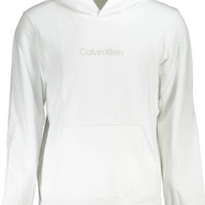 CALVIN KLEIN FELPA SENZA ZIP UOMO BIANCO