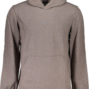 CALVIN KLEIN FELPA SENZA ZIP UOMO MARRONE