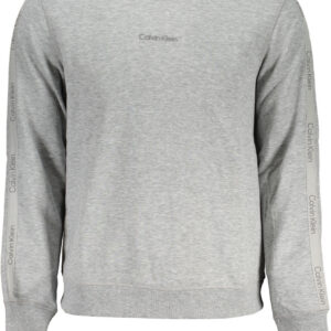 CALVIN KLEIN FELPA SENZA ZIP UOMO GRIGIO