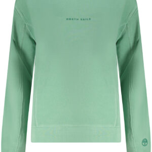 NORTH SAILS FELPA SENZA ZIP DONNA VERDE
