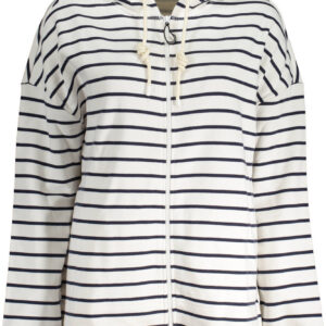 NORTH SAILS FELPA CON ZIP DONNA BIANCO