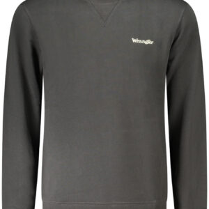 WRANGLER FELPA SENZA ZIP UOMO NERO