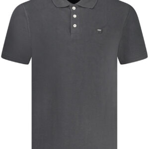 WRANGLER POLO MANICHE CORTE UOMO NERO