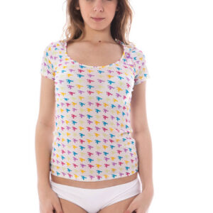 A-STYLE T-SHIRT ESTERNABILE DONNA BIANCO