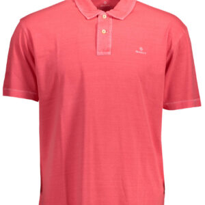 GANT POLO MANICHE CORTE UOMO ROSA