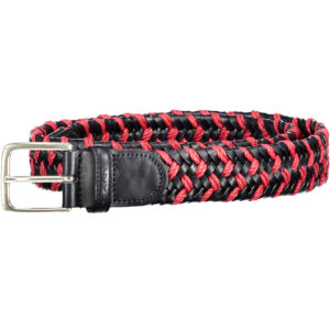 GANT CINTURA IN PELLE UOMO ROSSO