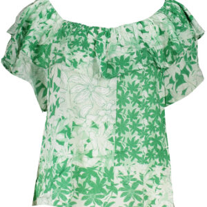 DESIGUAL T-SHIRT MANICHE CORTE DONNA VERDE