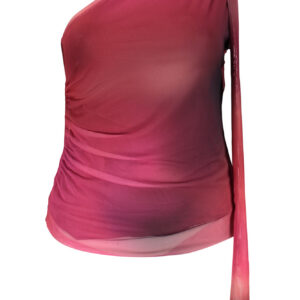 DESIGUAL T-SHIRT MANICHE CORTE DONNA VIOLA