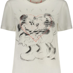 DESIGUAL T-SHIRT MANICHE CORTE DONNA BIANCO