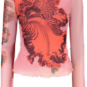 DESIGUAL T-SHIRT MANICHE LUNGHE DONNA ROSA