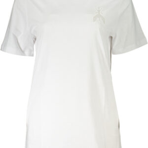 PATRIZIA PEPE T-SHIRT MANICHE CORTE DONNA BIANCO
