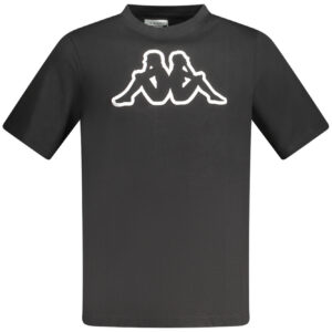 KAPPA T-SHIRT MANICHE CORTE UOMO NERO