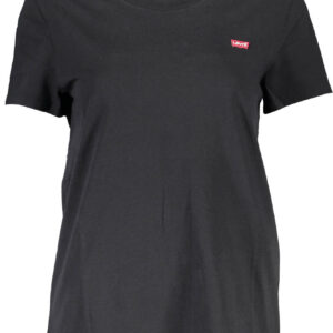 LEVI'S T-SHIRT MANICHE CORTE DONNA NERO