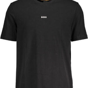 BOSS T-SHIRT MANICHE CORTE UOMO NERO