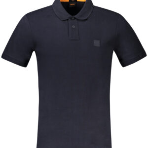 HUGO BOSS POLO MANICHE CORTE UOMO BLU