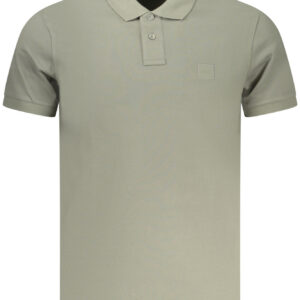 BOSS POLO MANICHE CORTE UOMO VERDE