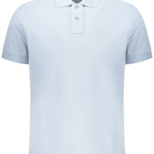 BOSS POLO MANICHE CORTE UOMO AZZURRO
