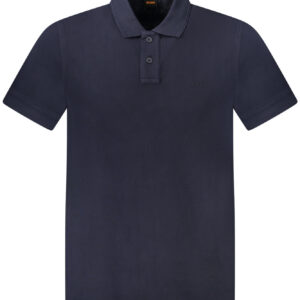 HUGO BOSS POLO MANICHE CORTE UOMO BLU