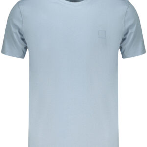 BOSS T-SHIRT MANICHE CORTE UOMO AZZURRO