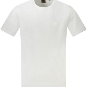 HUGO BOSS T-SHIRT MANICHE CORTE UOMO BIANCO