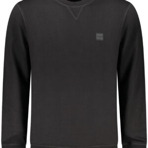 HUGO BOSS FELPA SENZA ZIP UOMO NERO