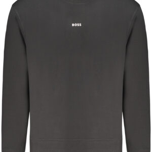 HUGO BOSS FELPA SENZA ZIP UOMO NERO