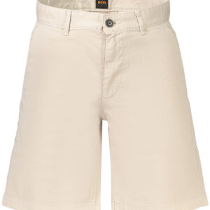 BOSS PANTALONE BERMUDA UOMO BEIGE