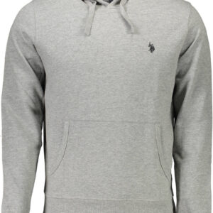 U.S. POLO FELPA SENZA ZIP UOMO GRIGIO