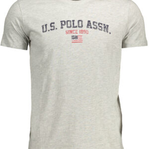 U.S. POLO T-SHIRT MANICHE CORTE UOMO GRIGIO