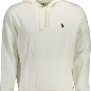 U.S. POLO FELPA SENZA ZIP UOMO BIANCO