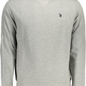 U.S. POLO FELPA SENZA ZIP UOMO GRIGIO