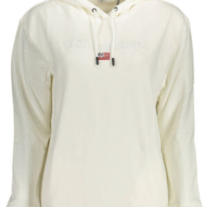 U.S. POLO FELPA SENZA ZIP DONNA BIANCO