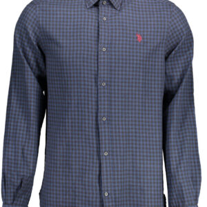 U.S. POLO CAMICIA MANICHE LUNGHE UOMO BLU