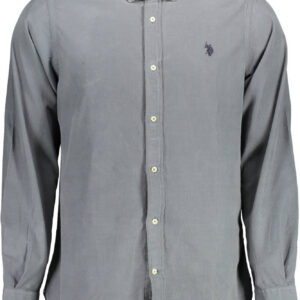 U.S. POLO CAMICIA MANICHE LUNGHE UOMO BLU