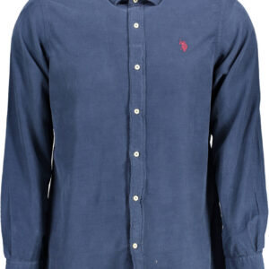 U.S. POLO CAMICIA MANICHE LUNGHE UOMO BLU