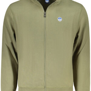 NORTH SAILS FELPA CON ZIP UOMO VERDE
