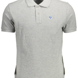NORTH SAILS POLO MANICHE CORTE UOMO GRIGIO