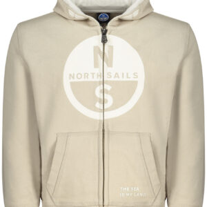 NORTH SAILS FELPA CON ZIP BAMBINO BEIGE