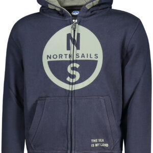 NORTH SAILS FELPA CON ZIP BAMBINO BLU