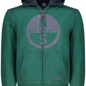 NORTH SAILS FELPA CON ZIP BAMBINO VERDE