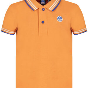 NORTH SAILS POLO MANICHE CORTE BAMBINO ARANCIO