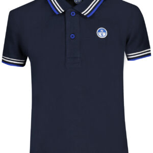 NORTH SAILS POLO MANICHE CORTE BAMBINO BLU